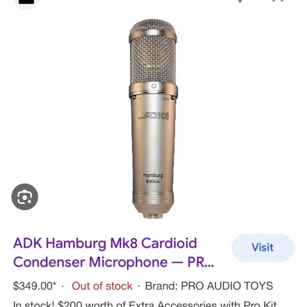 Adk hamburg edition microphone